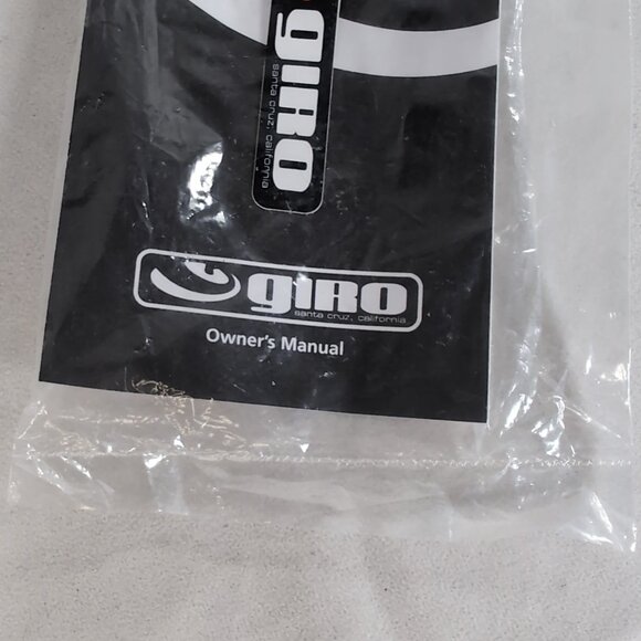 Giro Helmet Sticker Emergency Information Info Owner's Manual Black Bike Ski NEW - Picture 4 of 5